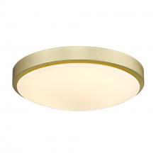  9128-FM13 BCB-OP - Gabi 13" Flush Mount in Brushed Champagne Bronze with Opal Glass